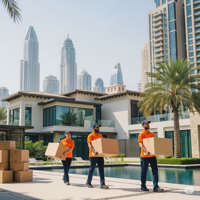 Easy Moving crew handling villa and apartment moves in Dubai with care and precision